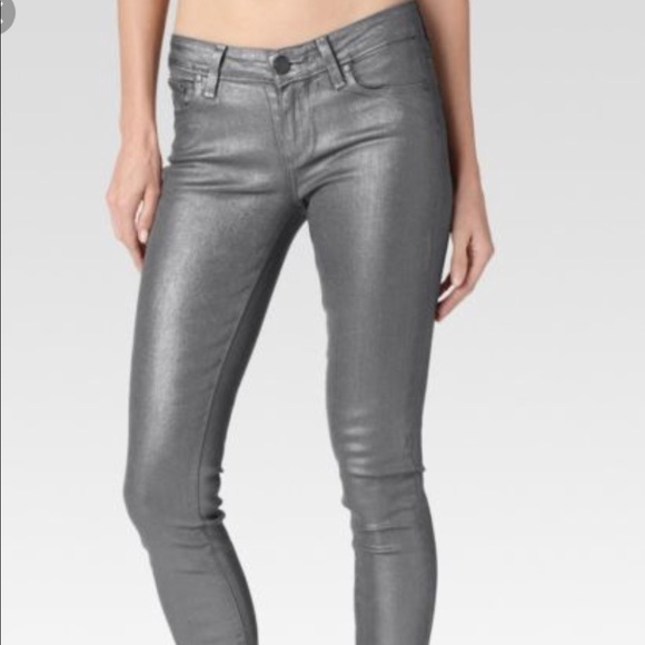 PAIGE Denim - Paige Verdugo Ultra Skinny Metallic Jeans